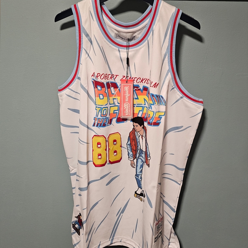 HEADGEAR CLASSICS NOSTALGIA CO. Mens Large Back to the Future Jersey